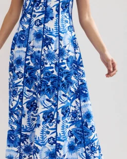 Phase Eight Goldie Printed Midi Dress