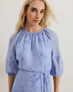 Phase Eight Liona Floral Jaquard Midi Dress