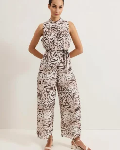 Phase Eight Lorraine Leopard Jumpsuit