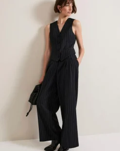 Phase Eight Pin Stripe Wide Leg Trouser