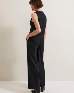 Phase Eight Pin Stripe Wide Leg Trouser