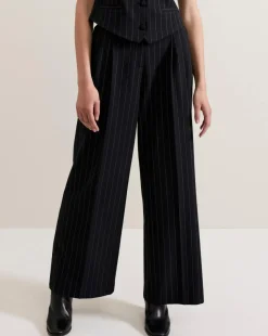 Phase Eight Pin Stripe Wide Leg Trouser