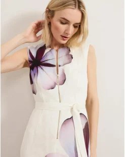 Phase Eight Placement Linen Dress