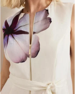 Phase Eight Placement Linen Dress