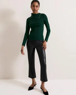 Phase Eight Popper Collar Top