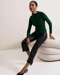 Phase Eight Popper Collar Top