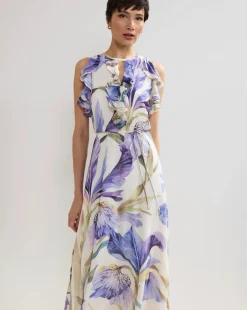 Phase Eight Rachel Printed Texture Maxi Dress