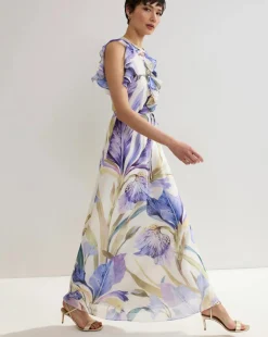 Phase Eight Rachel Printed Texture Maxi Dress