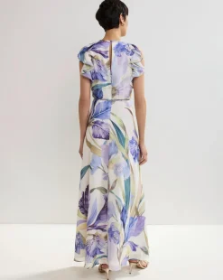 Phase Eight Rachel Printed Texture Maxi Dress
