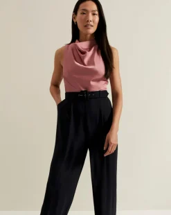 Phase Eight Sabina Satin Wide Leg Jumpsuit