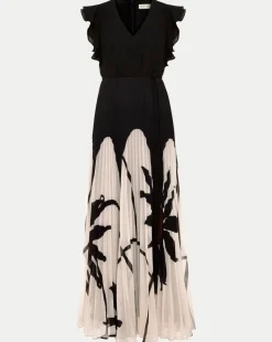 Phase Eight Uma Printed Pleat Maxi Dress