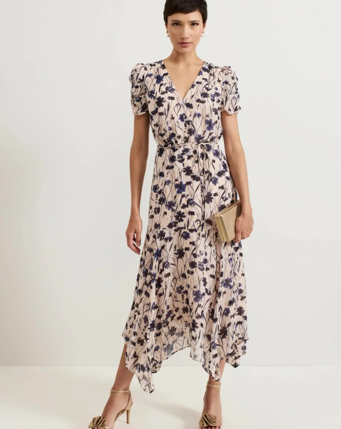 Phase Eight Verity Filcoupe Floral Dress