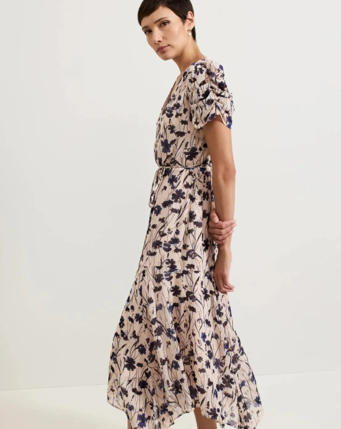 Phase Eight Verity Filcoupe Floral Dress