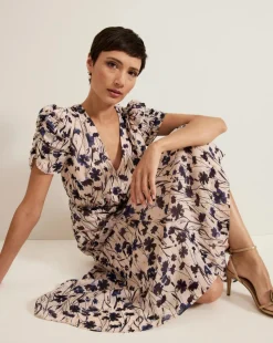 Phase Eight Verity Filcoupe Floral Dress