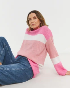 Pink Colour Block Tunic