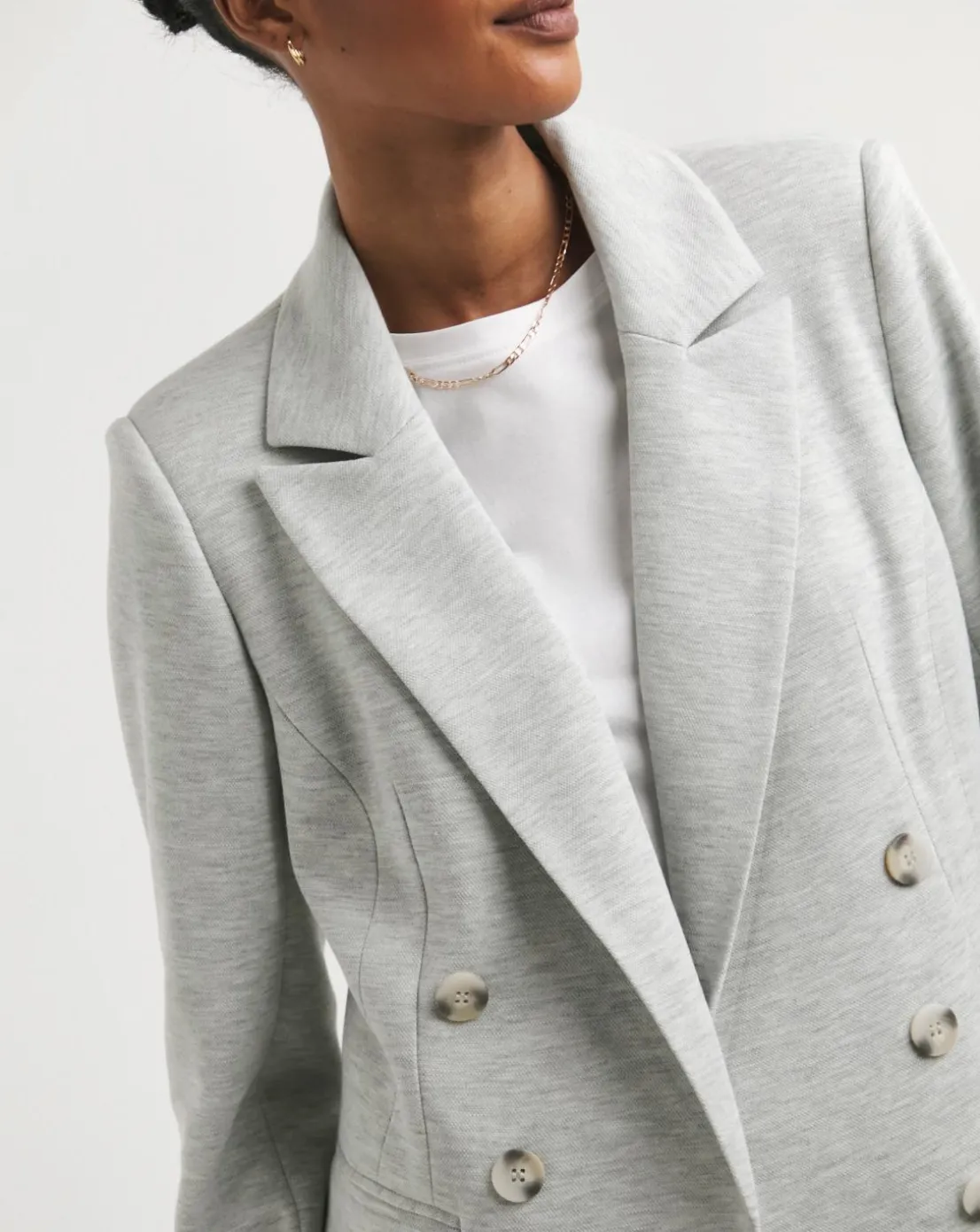 Ponte Double Breasted Blazer