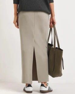 Ponte Maxi Pencil Skirt