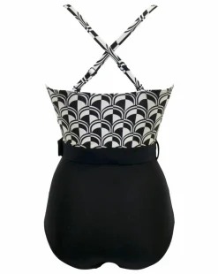 Pour Moi Casablanca Tummy Control Strapless Belted Swimsuit Mono