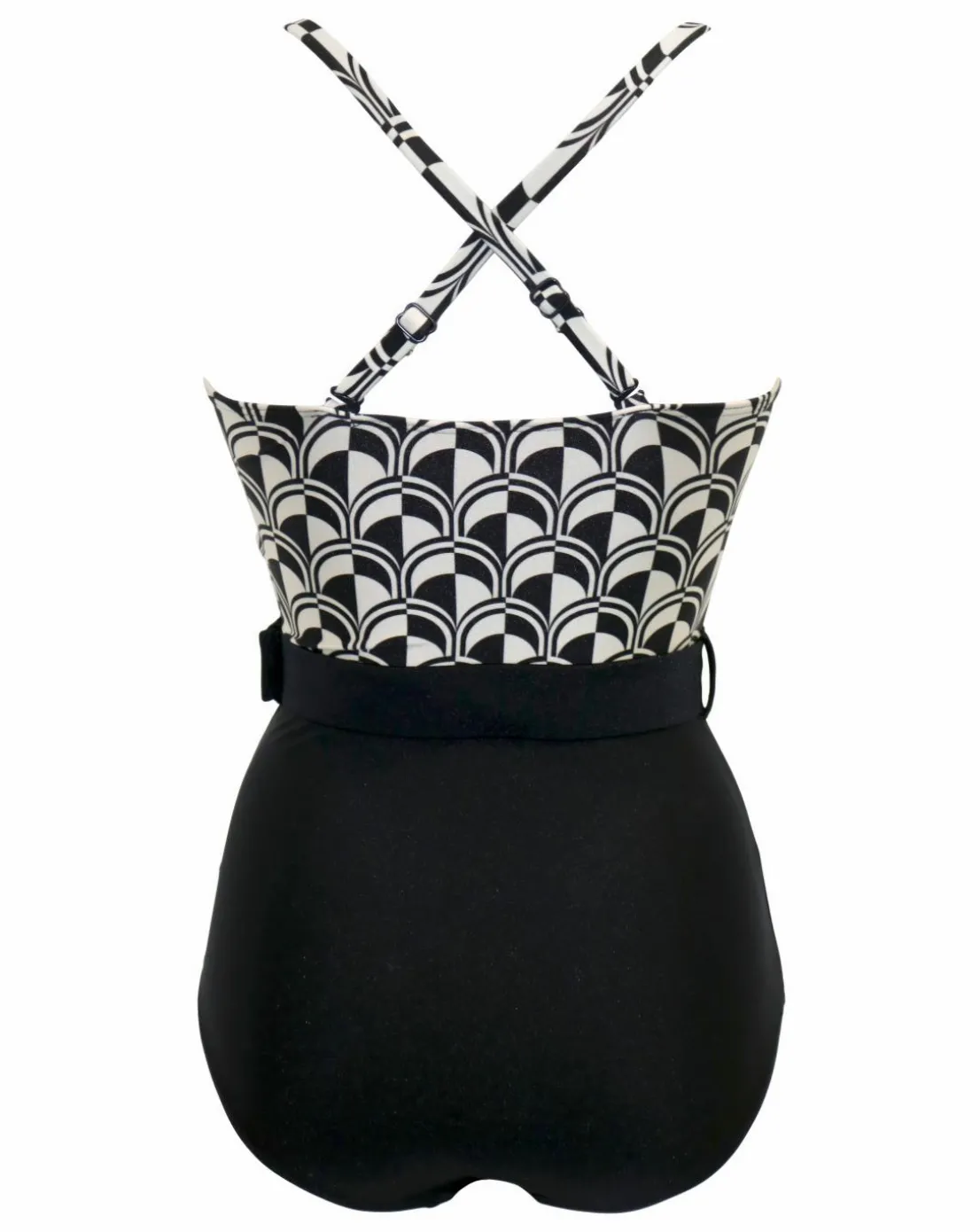 Pour Moi Casablanca Tummy Control Strapless Belted Swimsuit Mono