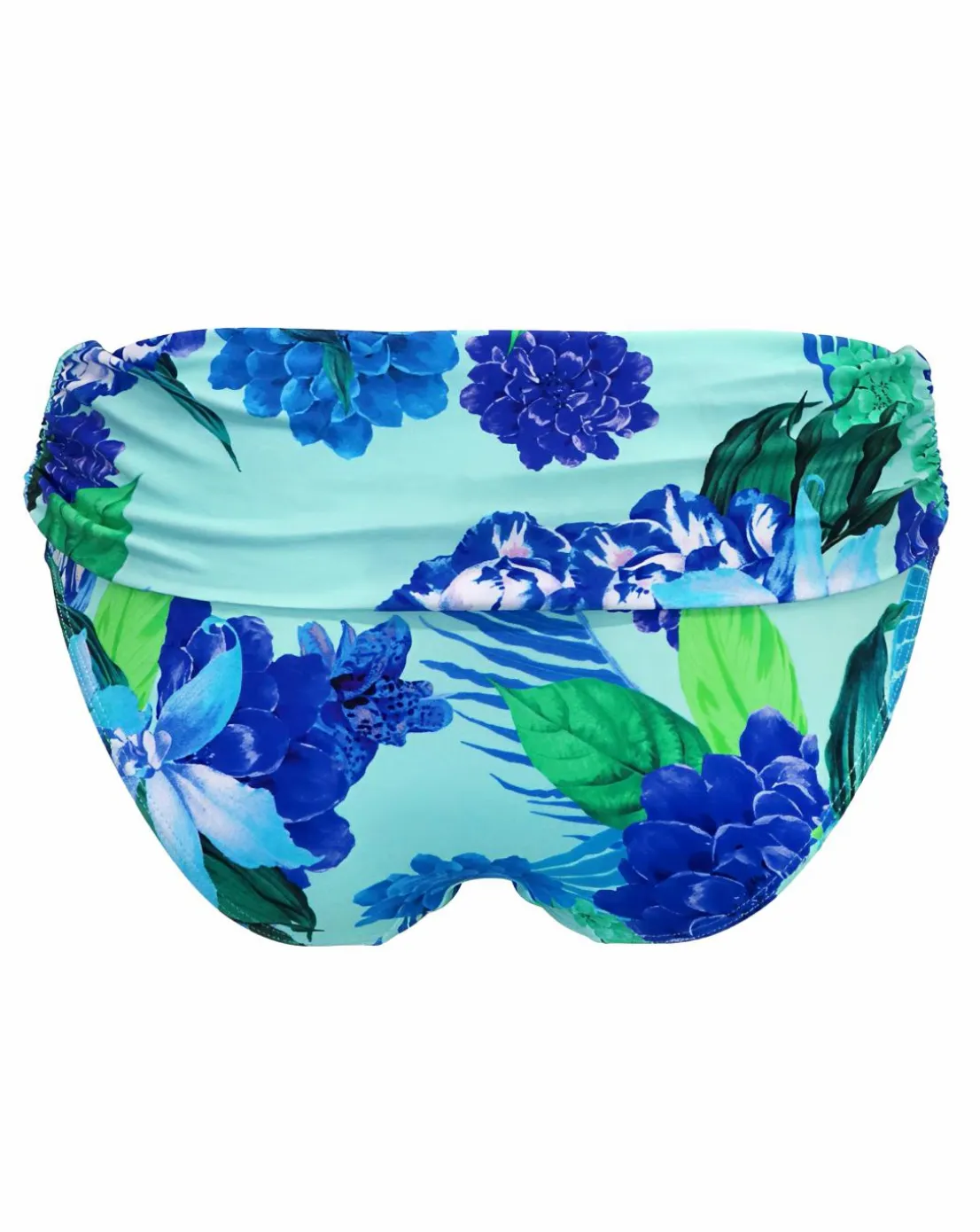 Pour Moi Free Spirit Foldover Bikini Brief Aqua Tropic