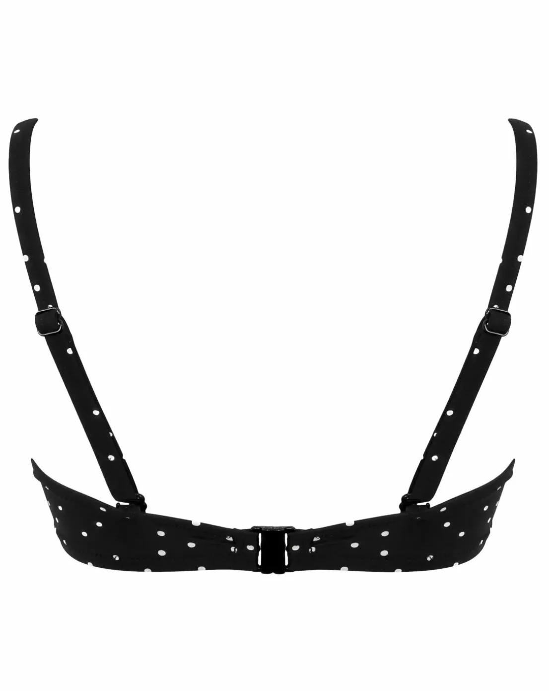 Pour Moi Getaway Convertible Wired Bikini Top Black/White