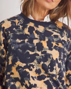 Print Classic Longline Sweatshirt