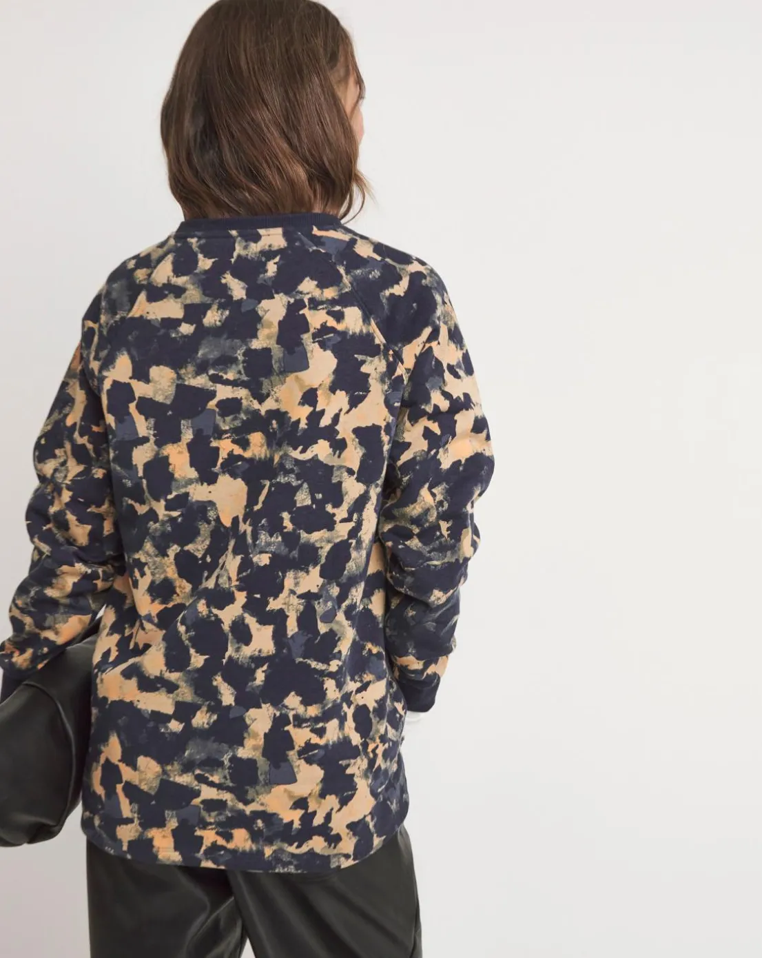 Print Classic Longline Sweatshirt