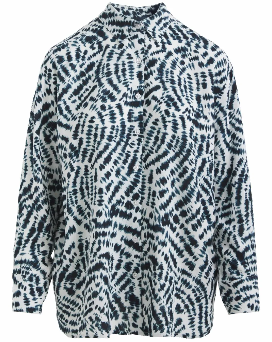 Printed Linen Mix Shirt