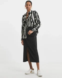 Printed Linen Mix Shirt