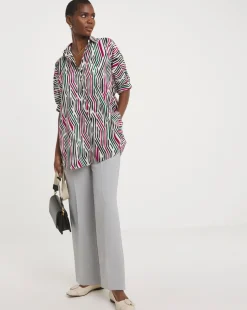 Printed Oversized Blouse