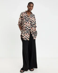 Printed Oversized Blouse