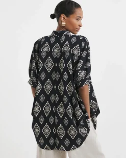 Printed Oversized Blouse