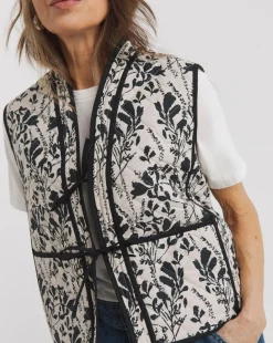 Printed Quilt Gilet