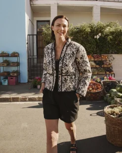 Printed Quilted Jacket