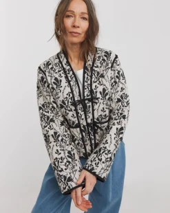 Printed Quilted Jacket