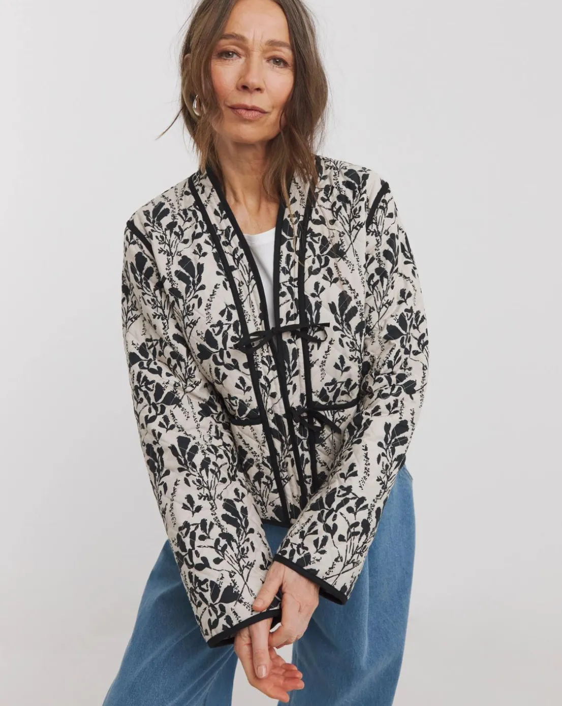 Printed Quilted Jacket