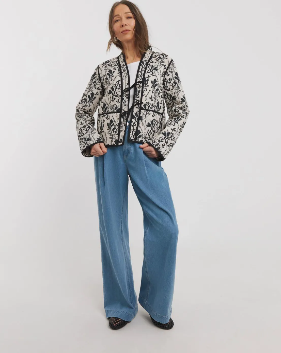 Printed Quilted Jacket