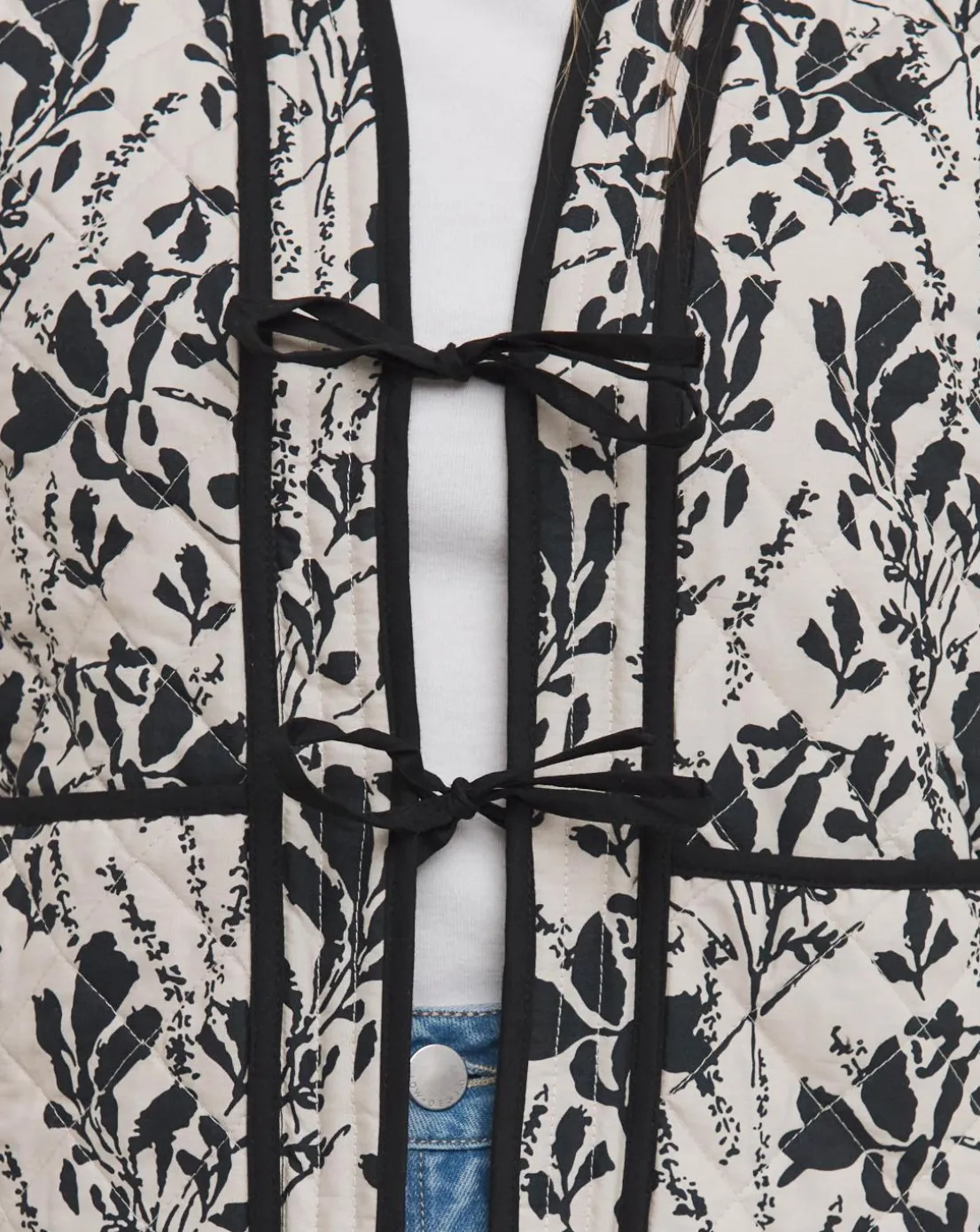 Printed Quilted Jacket