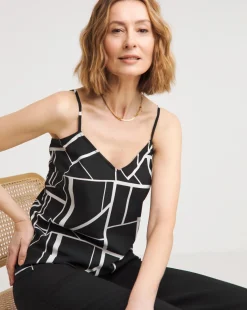 Printed Strappy Cami