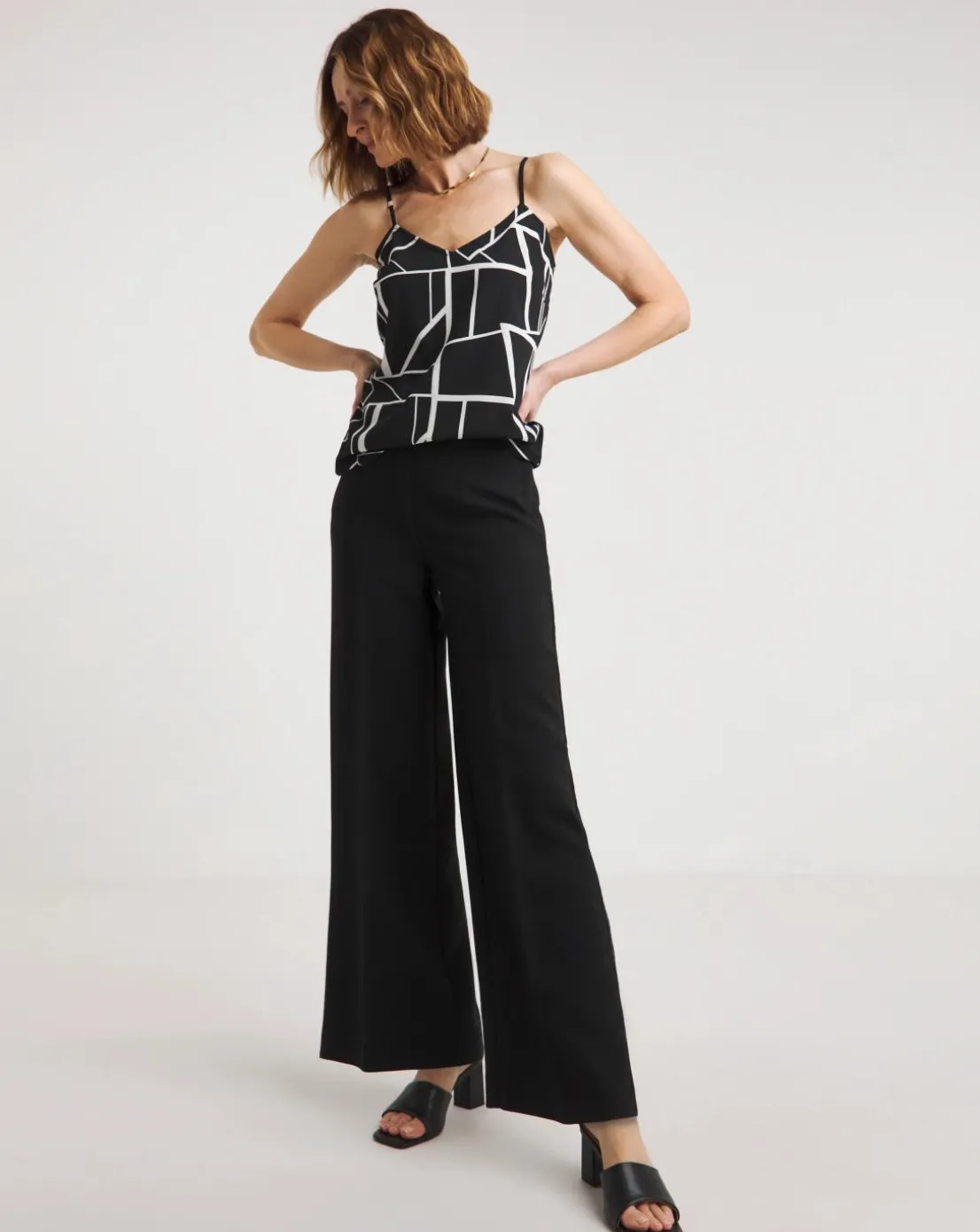 Printed Strappy Cami