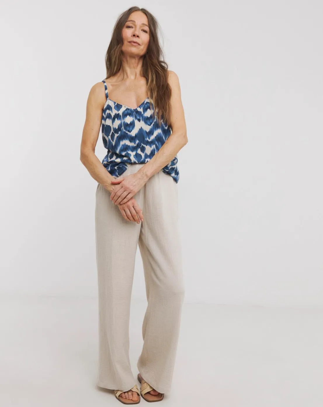 Printed Strappy Cami