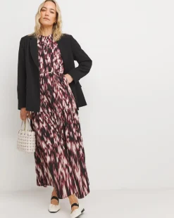 Puff Sleeve Button Through Dress