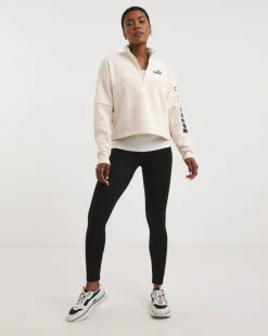 PUMA Colourblock High Neck Crew Sweatshirt