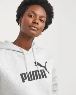 PUMA Essentials Cropped Logo Hoodie