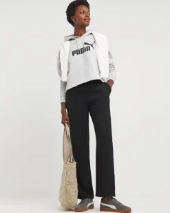 PUMA Essentials Cropped Logo Hoodie