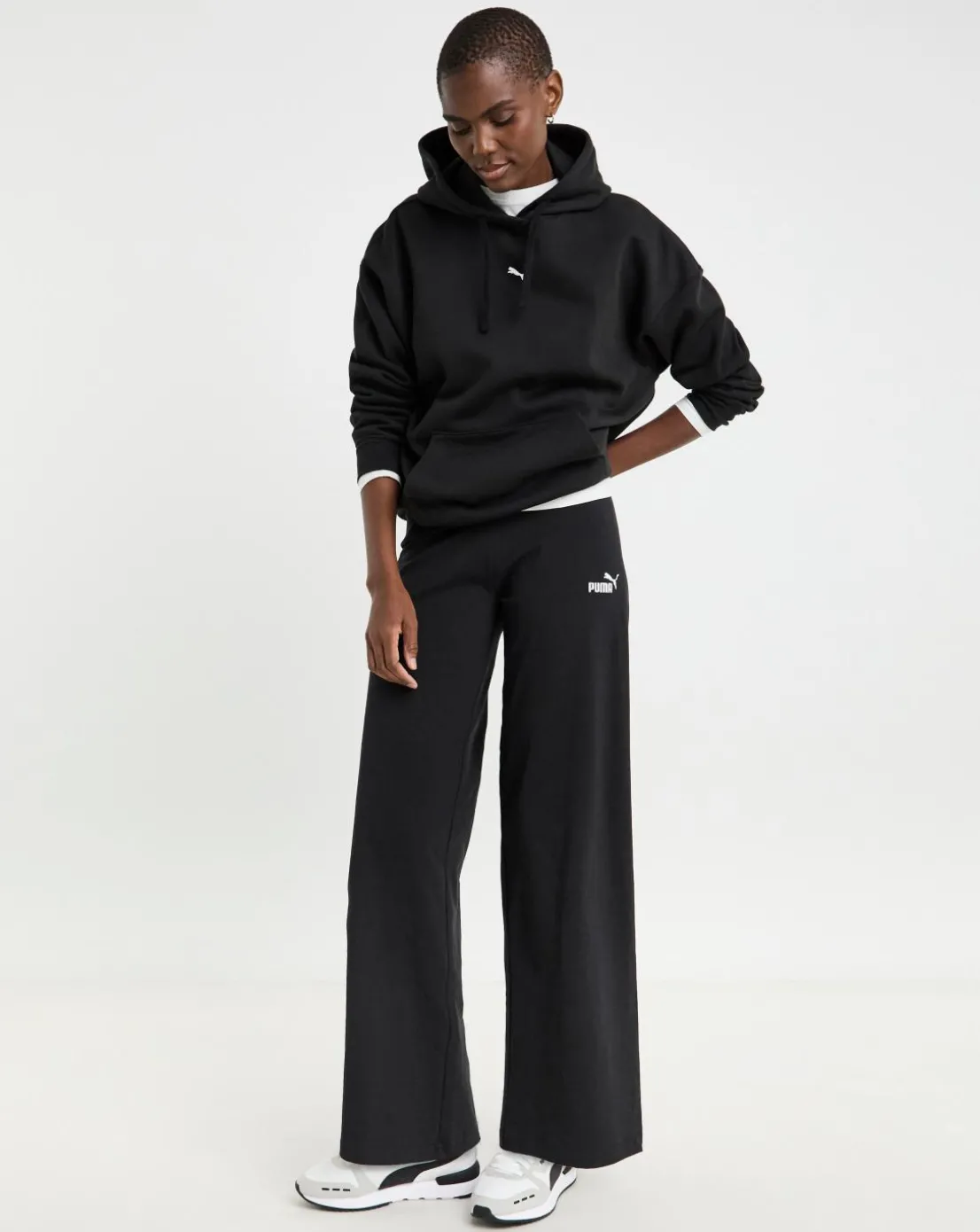 PUMA Esssentials Small No.1 Logo High-Waist Straight Leggings