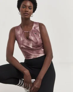 PUMA Studio All Over Print Crop Top