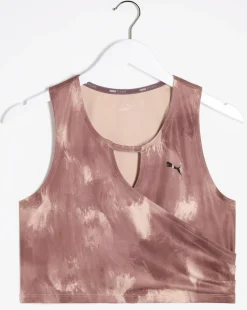 PUMA Studio All Over Print Crop Top