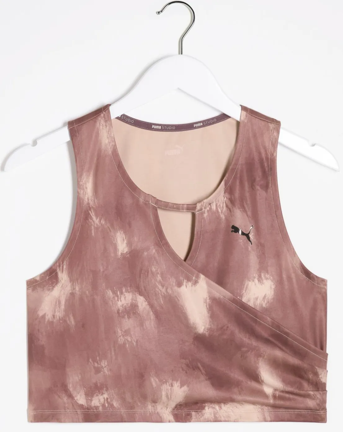 PUMA Studio All Over Print Crop Top