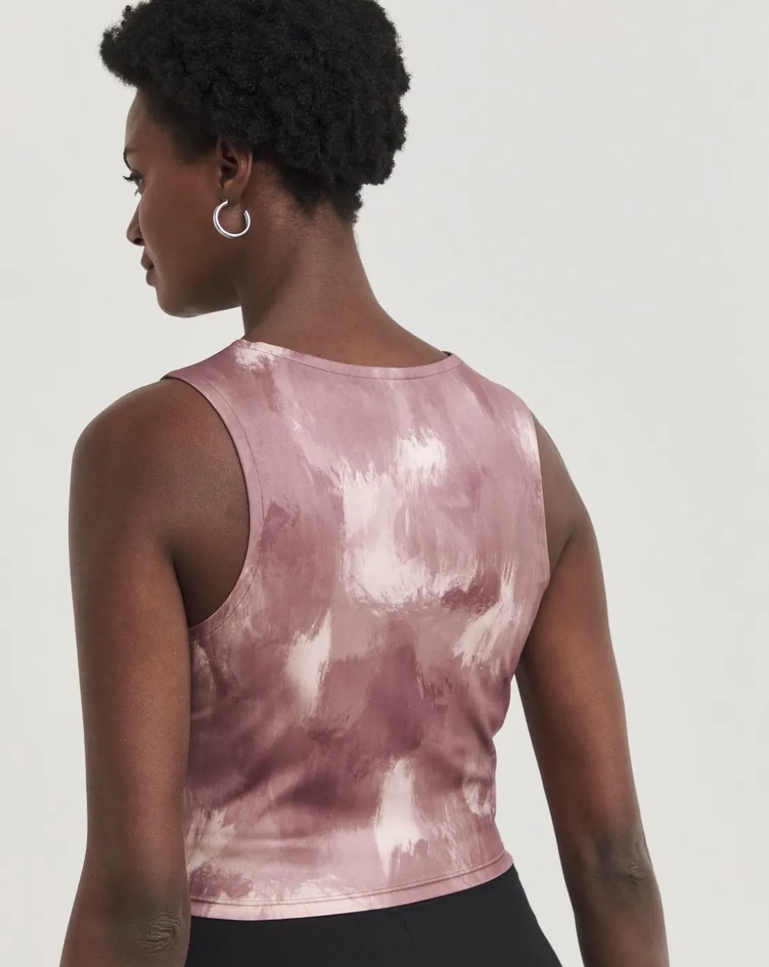 PUMA Studio All Over Print Crop Top